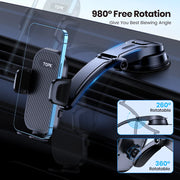 Car Phone Holder Stand Gravity Dashboard Phone Holder Mobile Phone Support Universal for Iphone 13 12 11 Xiaomi Samsung