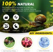 Snail Mucin Moisturizer - Snail Mucin Serum Cream, Face Moisturizer with Advanced Snail 92 Mucin Essence, Face Moisturizing Cream for Dry Skin, Day & Night Korean Skin Care Repair Cream