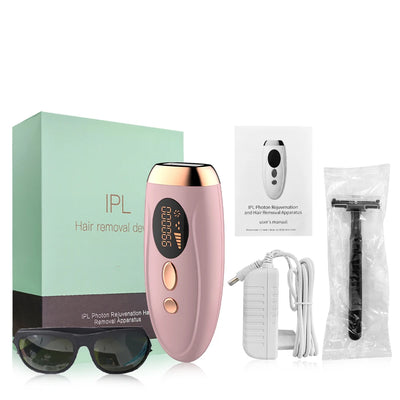 Laser Epilator IPL Hair Removal for Women Body Bikini Facial 990000 Flashes Permanant Painless IPL Hair Remover Laser Epilator