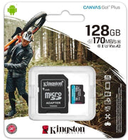 Kingston Micro SD Card 32GB 64GB 128GB 256 Class 10 SDXC Phone Memory & Adapter