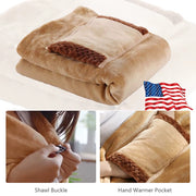 USB Electric Heated Blanket Constant Temperature Warm Warp Shawl Portable