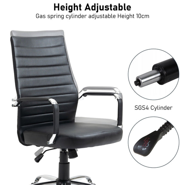 Massage Office Chair Gaming Computer Desk Swivel Recliner Chair Leather Footrest