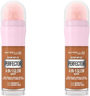 Maybelline New York Instant anti Age Rewind Perfector, 4-In-1 Glow Primer, Concealer, Highlighter, Self-Adjusting Shades, Evens Skin Tone with a Glow Finish, Shade:01 Light