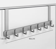 Over the Door 8 Hooks Bathroom Organizer Rack Clothes Coat Hat Towel Hanger