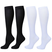 1/2Pair Knee High 20-30Mmhg Compression Graduated Support Socks Men'S Women'S