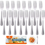4-16Pk Stainless Steel Dinner Forks Cutlery Dining Table Kitchen Set Pastry Cake