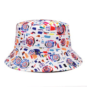 2024 Fashion Summer Paisley Print Fisherman Hat Reversible Harajuku Bucket Hats for Women Men Street Hip Hop Cap Fishing Hat