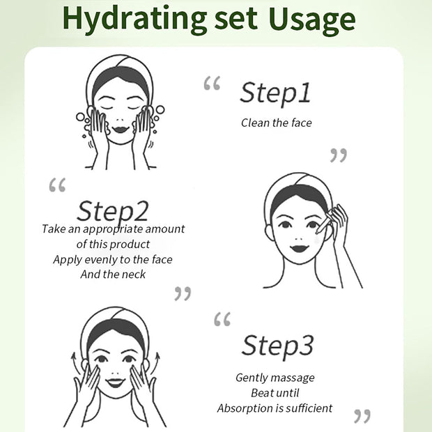 Aloe Vera Facial Kit for Women - 4PCS Aloe Skin Care Sets & Kits - Hydrating Skin Care Set - Pamper Gift for Mum - Gifts for Teenage Girls with Face Cream, Face Toner, Face Lotion and Facial Cleanser