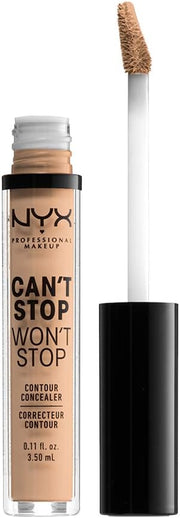 NYX Professional Makeup Can'T Stop Won'T Stop Full Coverage Concealer -Light Ivory, 3.50 Ml