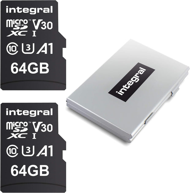 Integral 128GB Micro SD Card 4K Video Premium High Speed Memory Card SDXC up to 100MB S Read and 50MB S Write Speed V30 C10 U3 UHS-I A1