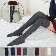 Casual Thigh High Socks over Knee Warm Stockings Long Knee for Girl and Women UK