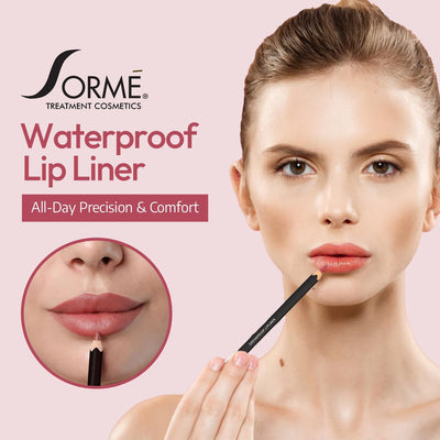 Smearproof Lipliner Pencil - 22 Pure Rose for Women 0.06 Oz Lipliner Pencil