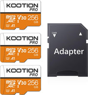 KOOTION 64 GB Micro SD Card, 4K Camera Pro, UHD Video for Gopro, Action Camera, Drone, Smartphone, R/W up to 90/35 Mb/S Microsdxc Memory Card UHS-I U3 A1 V30