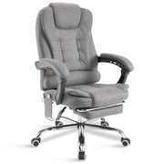 Massage Office Chair Gaming Computer Desk Swivel Recliner Chair Leather Footrest