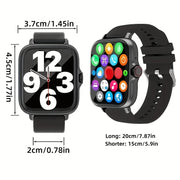 Smart Watch, Wireless Calling /Dial, Multi -Sport Mode, Calling Reminder and Rejection, SMS Reminder, for Iphone/Andriod