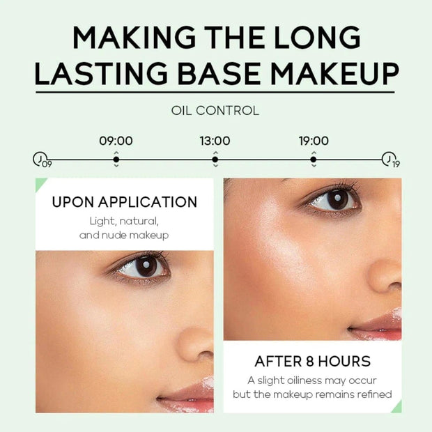 Green Colour Corrector Primer Makeup, Anti-Redness Face, Grips Makeup to Last, for Red & Blemished Skin, Pore Minimizer, Hydrating Make Up, Balance Skin Tone