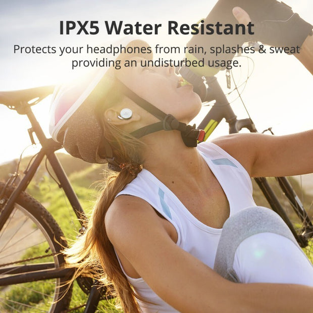 Tronsmart Wireless Earbuds with Voice Assistant, Deep Bass & Wireless Charging W