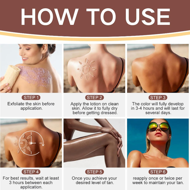 Tan Enhancers & Accelerators - Tanning Accelerator - Tanning Cream for Outdoor Sun and Sunbeds - Sunbed Tanning Accelerator for Women - Achieve a Natural Tan Skin