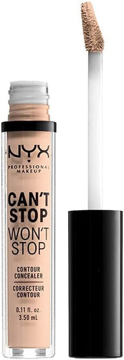 NYX Professional Makeup Can'T Stop Won'T Stop Full Coverage Concealer -Light Ivory, 3.50 Ml