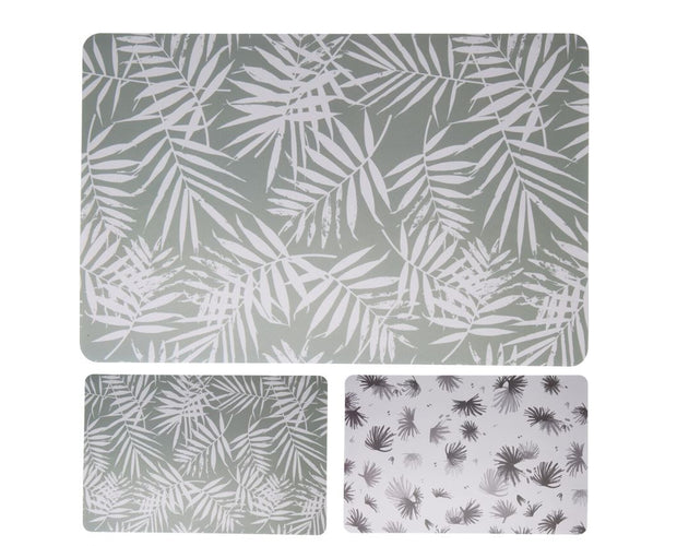 Botanical Tropical Large PVC Placemats Mat Serving Mats 44Cm X 29Cm Barn Flower