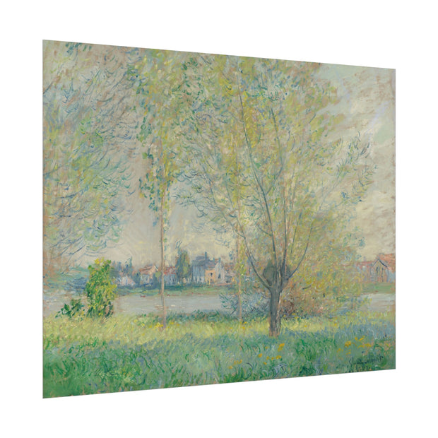 Rolled Poster - The Willows, 1880, Claude Monet