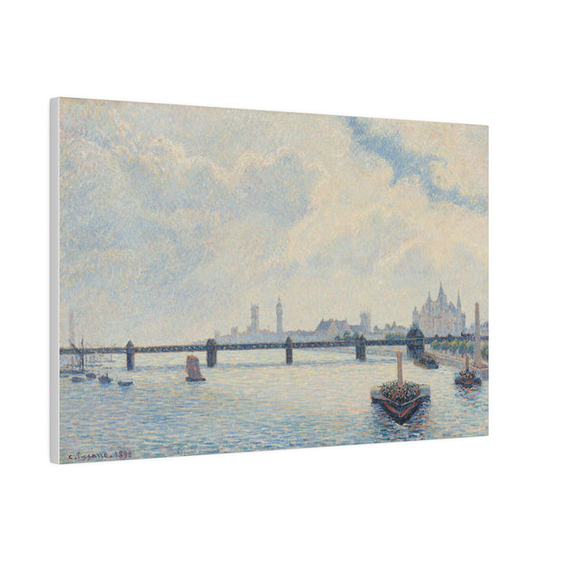 Charing Cross Bridge, London, 1890, Camille Pissarro