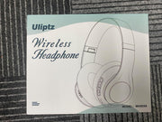 Uliptz Wireless Headphones over Ear, 65 Hrs Playtime Bluetooth Headphones, 6 EQ Modes Foldable Lightweight Headphones Wireless, Foldable Bluetooth 5.3 for Travel/Office/Pc (Black)