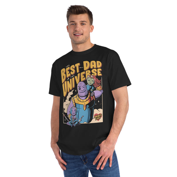 Organic T-Shirt "Best Dad in the Universe"