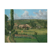 Landscape at Les Pâtis, Pontoise, 1868, Camille Pissarro