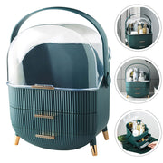 Xlarge Cosmetic Skincare Organiser Tabletop Make-Up Storage Case 2 Drawers Box