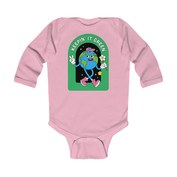 Infant Long Sleeve Bodysuit - Keeping it green