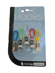5 X Tea Towel Clips Hand Clip Hanging Hooks Hangers Loops Cloth Kitchen Cafe