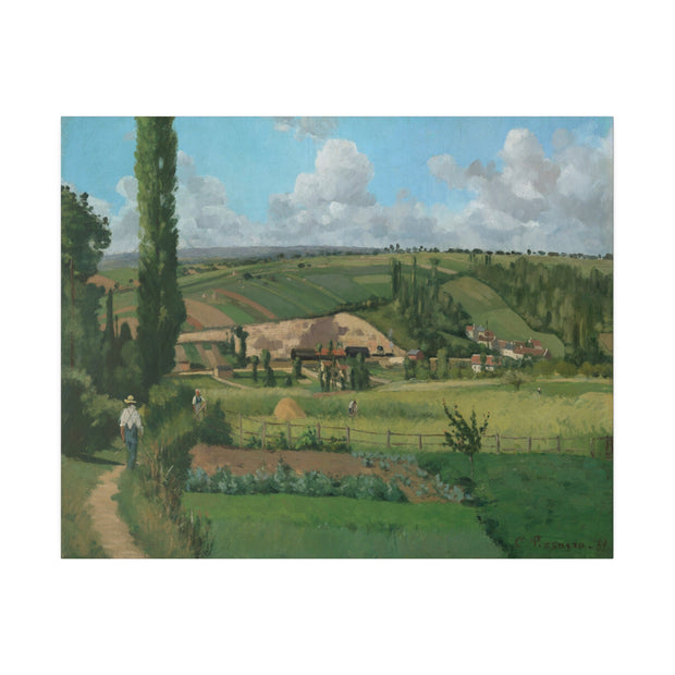 Landscape at Les Pâtis, Pontoise, 1868, Camille Pissarro