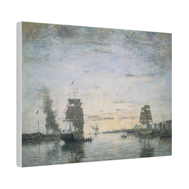 Entrance to the Harbor, Le Havre, 1883, Eugène Boudin