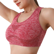 Women Sports Bras Yoga Top Vest High Shockproof Quick-Drying Yoga Gym Running Fitness Underwear Ladies Seamless Sportswear