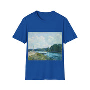 The Banks of the Oise_1877-1878_Alfred Sisley  soft cotton shirt