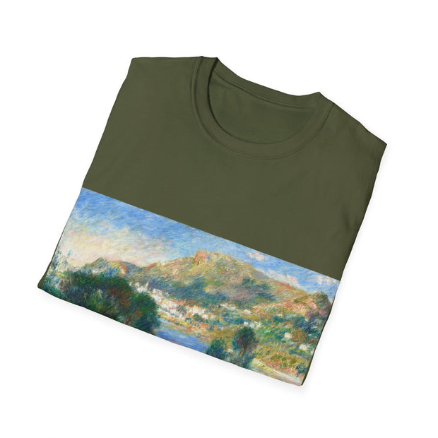 View of Monte Carlo from Cap Martin_c. 1884_Auguste Renoir soft cotton shirt