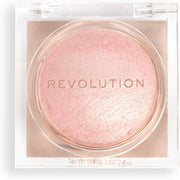 Makeup Revolution Beam Bright Highlighter, All over Face Glow, Powder to Liquid Formula, 5 Different Shades, Rose Lustre