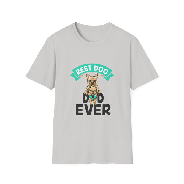 Best dog dad ever cotton t-shirt