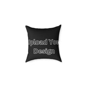 Custom Personalized Square Poly Canvas Pillow