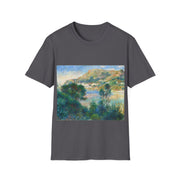 View of Monte Carlo from Cap Martin_c. 1884_Auguste Renoir soft cotton shirt