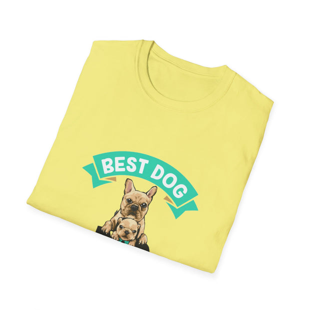 Best dog dad ever cotton t-shirt