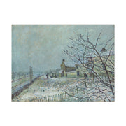 First Snow at Veneux-Nadon, 1878, Alfred Sisley