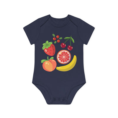 Baby Organic Short Sleeve Bodysuit - Summer fruit