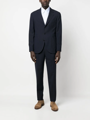 Brunello Cucinelli Men's Blue Cotton Sport Shirt | Casual Luxury Button-Up