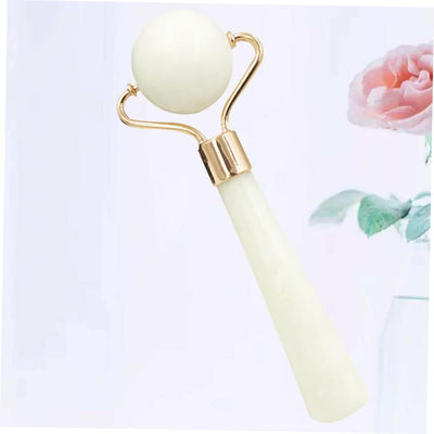 Jade Face Roller Jade Facial Roller Skin Care Tools Massager Walker Skin Care Massage Tool Facial Massage Tool the Face Roller White Face Massager Roller Guasha Tool