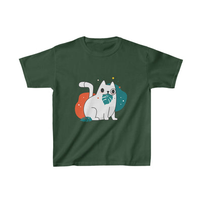 Kids Heavy Cotton Tee - Derpy Cat