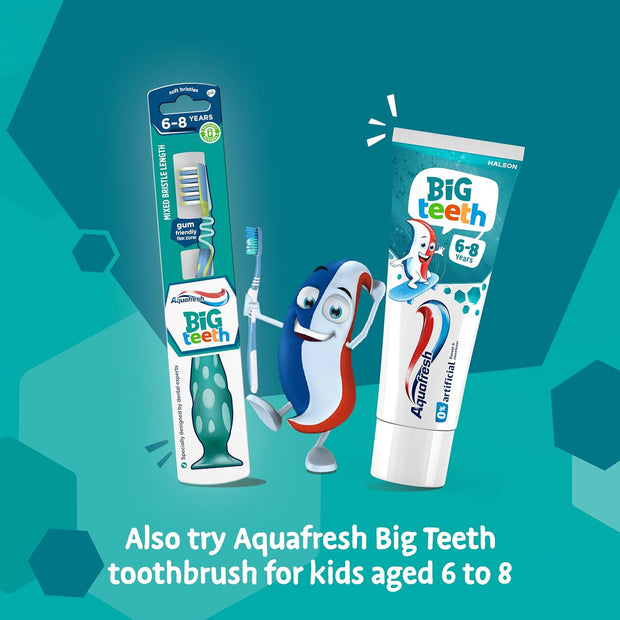 Big Teeth Toothpaste 6-8 Years, Kids Toothpaste, Lasting Protection for New Permanent Teeth, 75Ml
