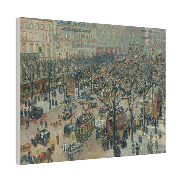 Boulevard des Italiens, Morning, Sunlight, 1897, Camille Pissarro