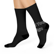 Custom Personalized Cushioned Crew Socks